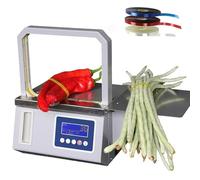 asdchZen Automatic Bundling Machine With Photoelectric Induction, Rapid 1.5-Second Banding, Two Modes: Fully Automatic And Manual, Universal For Opp Film Tape And Hot Melt Paper Bags