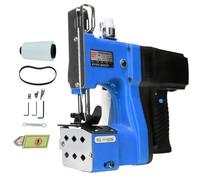 asdchZen Bag Closer Sewing Machine,Handheld Bag Stitcher-Electric Bag Closing Machine-Industrial Bag Sealing Sewing Machine With Line-For Sack/Woven/Rice/Snakeskin/Paper (Blue)