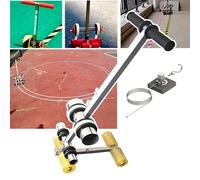 asdchZen Basketball Court Marking Kit, Hand Push Floor Marking Tool, With Marking Tape Roller, Create Lines/Circles, For Driveways, Asphalt Or Concrete, No Need To Bend Down