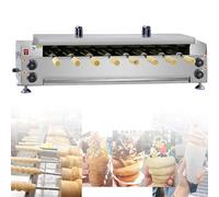 asdchZen Bread Roll Machine Cake Donut Machine, Bread Roll Oven Mold, Stainless Steel Toasted Doughnut Machine