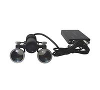asdchZen Dental Surgical Binocular Loupes With Light,2.5X / 3.5X Magnification,Optical Glass,Clip-On Magnifier,Head Light Lamp