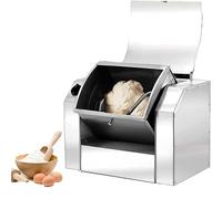 asdchZen Dough Mixer, 1100W/1500W Stainless Steel Professional Kneading Machine For Making Pasta And Pizza, 30/50Kg/H Capacity,5kg