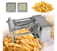 asdchZen Electric French Fry Cutter With 3 Replaceable Blades, Potato Chip Cutter Machine Stainless Steel Electric Potato Cutter, Food Chopper For Potatoes Onions Carrots