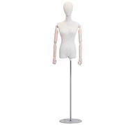 asdchZen Female Manikins Full Body Tailors Dummy Mannequin Dressmakers Students Mannequin Display,E