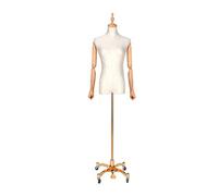 asdchZen Female Mannequin Full Body Dressmakers Fashion Easy To Move Tailors Dummy Torso,Gold,M