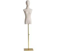 asdchZen Female Tailors Dummy Tailor Mannequin Female Adjustable Female Mannequin Tailors Dummies Torso Body Dress Form Busts For Dummy Model Clothing Display Tailor Dummy Adjustable,C,L