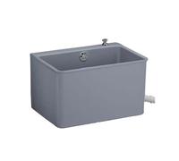 asdchZen Freestanding Utility Sink,Slop Sinks,Plastic Mop Sink, Large-Capacity Deepening Floor-Standing Sink, Multipurpose Laundry Tub, One-Click Drainage,White-65X3 5X39Cm,Grey-48x3 5x39cm