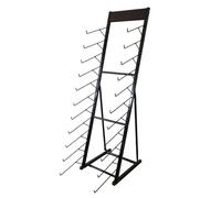 asdchZen Freestanding Wooden Floor Sample Holder, Large Capacity Bulk Display Rack For Trade Shows, Multifunctional Plaque Storage Solution.11 pieces