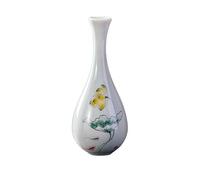 asdchZen Hand Painted Creative Ceramic Vase Decorative Dried Flowers Living Room Tabletop Flower Arrangement Small Flower Arrangement Set For Dining Table Centerpiece Decorative Vase,I