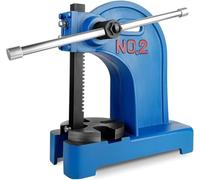 asdchZen Handwheel Arbor Desktop Press,with Reversible Plunger,Manual Press for Stamping,Bending,Stretching and Metal Forming Works