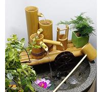 asdchZen Japanese Garden Decoration,Bamboo Water Fountain Statue,Fish Tank Filter,Outdoor Garden Decorative Sculpture,Home Decor Ornaments Crafts,Bamboo Watera 50Cm Decoration,A 80Cm,A-50cm