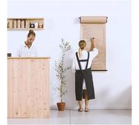 asdchZen Kraft Paper Roll Cafe Bar Kraftpaper Roll Dispenser Cutter For Daily Menu, Wall Mount Kitchen Bulletin Board Papers,Black,97cm/38.1in