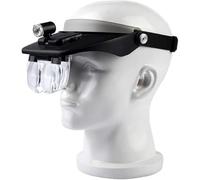 asdchZen Led Lamp Head With Illuminated Magnifying Glass 1.2X To 3.5X Detachable Lens - Old Man Reading Hd Engraving Mobile Phone Clock Repair High Power Optics Magnifiers Marriage