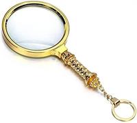 asdchZen Magnifier Magnifying Glass Reading Handheld Magnifier 90Mm Magnifying Glass 4X Magnifier The Elderly Full Metal Gift Magnifier Marriage Keep It In Mind