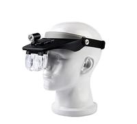 asdchZen Magnifiers,Led Lamp Head With Illuminated Magnifying Glass 1.2X To 3.5X Detachable Lens - Old Man Reading Hd Engraving Mobile Phclock Repair High Power Optics Magn