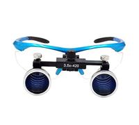 asdchZen Magnifying Glass,Magnifying Eye Glasses With Light Surgery Binocular 3.5X Magnifying Eye Glasses + Head Lamp For Close Work With Handy Carry Case