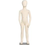 asdchZen Mannequin Torso Standing Mannequin/Child Medium Full Body Styrofoam With Bendable Limbs Foam Kids,One Color,78cm/30.7in