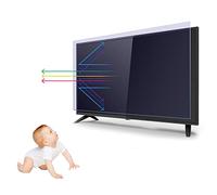 asdchZen Matte Anti Glare Blue Light Screen Protector Film Anti Reflection/Anti-Blue Light Panel, Reduces Digital Eye Strain,Clear-75 Inches 1645x930mm