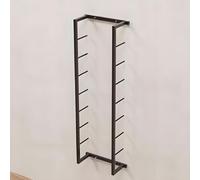 asdchZen Metal Wall Mounted Yoga Mat Holder,Large Capacity Foam Roller Storage Rack Organizer,Yoga Mat Storage Rack,Wall Mounted Yoga Mat Holder,Large Capacity Storage Shelf,145x40x20cm/57x15.7x7.8cm