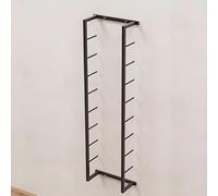 asdchZen Metal Wall Mounted Yoga Mat Holder,Large Capacity Foam Roller Storage Rack Organizer,Yoga Mat Storage Rack,Wall Mounted Yoga Mat Holder,Large Capacity Storage Shelf,160x40x20cm/63x15.7x7.8cm