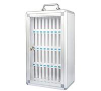 asdchZen Mobile Phone Storage Box With 60 Slots Secure Handle Design For Classroom Office & Factory - Ideal Student & Workplace Cell Phone,36slots