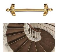 asdchZen Non-Slip Stair Rods For Carpet Runners, Durable Step Floor Mat Bar With Brackets, Ideal For Theater, Museum, Home Use,IPWE07850-10pcs-28in