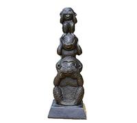 asdchZen Ornaments The Brass Statue Of Animal Ornaments Luckylamb Three Monkey Crafts Home Furnishing Jewelry Gifts Classmates Ornaments