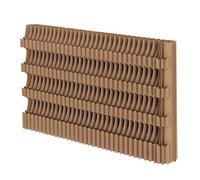 asdchZen Paper Room Divider, Room Divider 4 Tier Folding Paper Bookshelf Portable Room Dividers Freestanding Display Rack, Deformable Diy Decorative Privacy Screen Temporary Wall,Brown-W16.4/H6.56 ft