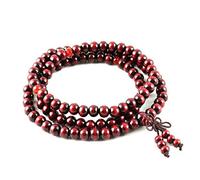 asdchZen Prayer Beads Buddhist Prayer Beads Mala Beads 1 Pc 108 Natural Sandalwood Buddha Meditation Beads Bracelets For Women Men Tibetan Prayer Mala Rosary Bracelet-Default,