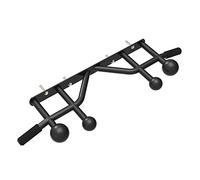 asdchZen Pull-Up Bars Black Wall-Mounted Horizontal Bar, Multi-Handle Position, Home Gym Upper Body Strength Training Equipment, Weight 300Kg