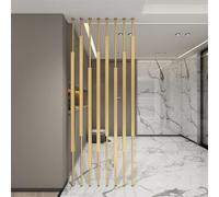 asdchZen Room Divider Partition With Adjustable Bases,Freestanding Modern Design For Office,Hotel,And Home Privacy-Foldable Portable Partition Room Divider,A,7pcs,150cm(59.06in)