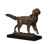 asdchZen Sculpture Garden & Bronze Dog Animal Figurine Copper Statuette Decoration