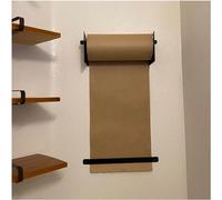 asdchZen Small Wall-Mounted Kraft Paper Roll Display, Note Dispenser And Cutter For Home/Kitchen/Restaurant/Shop/School/Workshop,One Color,97cm/38.2inch wide
