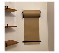 asdchZen Small Wall Mounted Kraft Paper Roll Display, Note Paper Dispenser & Cutter For Home/Kitchen/Restaurant/Shop/School/Studio,97cm/38.2inch wide
