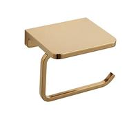 asdchZen Smooth Toilet Paper Holder With Shelf Steel Tissue Paper Roll Hanger Wall Mount Wc Bathroom Accessories