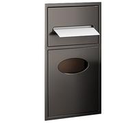 asdchZen Stainless Steel Built-In Shower Niche,Decoration Storage Cabinets Caddies,Toilet Paper Holders With Trash For Living Bedroom Kitchen Bathroom,Grey,20X52X13.5cm,8X20X5.3in