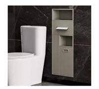 asdchZen Stainless Steel Shower Nich - Recessed Shelf Organizer Shower Niche,Garbage Can Built-In Alcove,Stainless Steel Bathroom Niche,For Kitchen Living Room Bedroom Storage Rack,Apricot,30x14x78cm