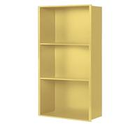 asdchZen Stainless Steel Shower Nich,Wall Recessed Shower Niche,Easy Installation Waterproof Storage Shelf For Living Room Kitchen Bedroom Bathroom,Gold,120x28x12.5cm
