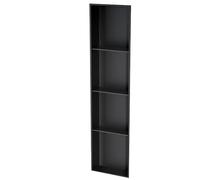 asdchZen Stainless Steel Shower Niche,Embedded Bathroom Storage,Decoration Toilet Paper Holders,Storage Cabinets With Guardrail For Living Kitchen,Black,a,28X120X12cm,11X47X5i