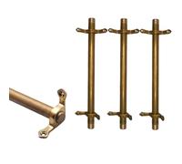asdchZen Stair Carpet Rod,Brass Stair Carpet Securing Bar, Slip-Resistant, Durable, Easy Installation For Hotels, Art Galleries, Home Use-Secure Your Carpets Effortlessly,3pcs-51cm(20in)