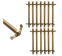 asdchZen Stair Carpet Rod,Brass Stair Carpet Securing Bar, Slip-Resistant, Durable, Easy Installation For Hotels, Art Galleries, Home Use-Secure Your Carpets Effortlessly,13pcs-76cm(30in)