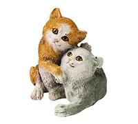asdchZen Statues And Figurines Statue Ornament Sculpture Statue Cats Animal Sculpture Pet Cat For Home Decoration-3_L8_W8_H9_Cm,3-L8 W8 H9 cm