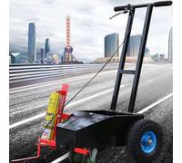 asdchZen Striping Line Marking Machine,Paint Line Striping Machine,Hand Push Floor Marking Tool With Wide Handle And Easy To Roll Wheels,For Basketball Courts, Road Warning And Parking Space,