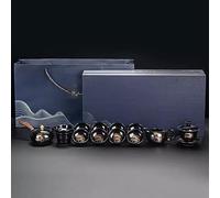 asdchZen Tea Set Tea Set Tea Cup Setoffice Reception Teapot, Ceramic Side Handle Kung Fu Tea Set