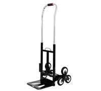 asdchZen Trolleys,Multifunction Trolley,Portable Recycling Vehicles,Hand Trucks Climbing Cart Folding Six-Wheeler Truck Pull Truck Carbon Steel Van,Steel Plate Style