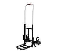 asdchZen Trolleys,Multifunction Trolley,Portable Recycling Vehicles,Hand Trucks Climbing Cart Folding Six-Wheeler Truck Pull Truck Carbon Steel Van,Common Style