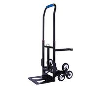 asdchZen Trolleys,Multifunction Trolley,Portable Recycling Vehicles,Heavy Duty Stair Climbing Truck Climbing Cart 6 Wheeler Truck With Support Frame Shopping Cart Traile,A,B