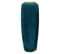 asdchZen Vase Ceramic Flower Tall Floor Large Floor Ceramic Flower Vase, For Decor Branches And Dried Flowers, Living Room, Office, Entryway, Wedding Gift,One Color-28x80cm