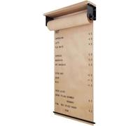 asdchZen Wall Mount Kraft Paper Roll, Hanging Note Roll Holder Butcher Paper Roll Dispenser,One Color,100CM