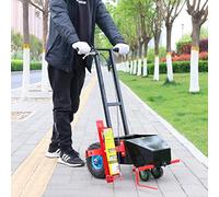 asdchZen Wheel Transfer Line Marking Machine, Factory Marking Works With Width Adjustment, Lane Marking Applicator With Road Or Grass Marking Paint For Schools, Sports Surfaces,